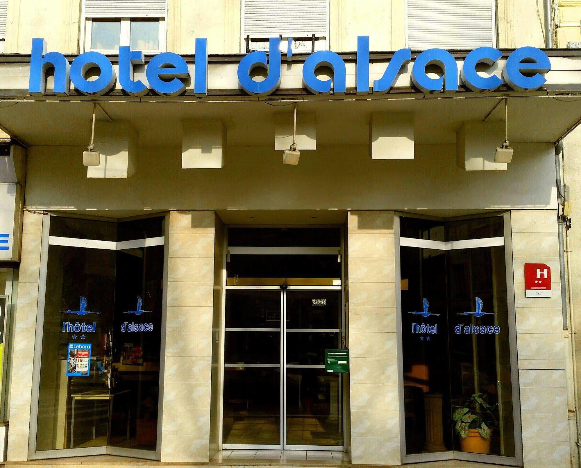 Hotel D'Alsace Villeurbanne Eksteriør billede